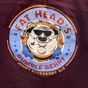 Fat Head's Bumble Berry Beer Tank‎ Top Women's XL Purple Bella